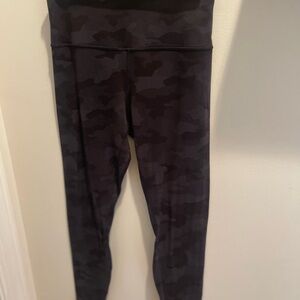 Lululemon Athletica Dark Camo Leggings